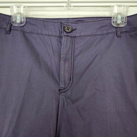 Nine West Jeans Ladies Shorts Cotton Spandex Blend Size 14/31 4 " Inseam Purple - Picture 4 of 10